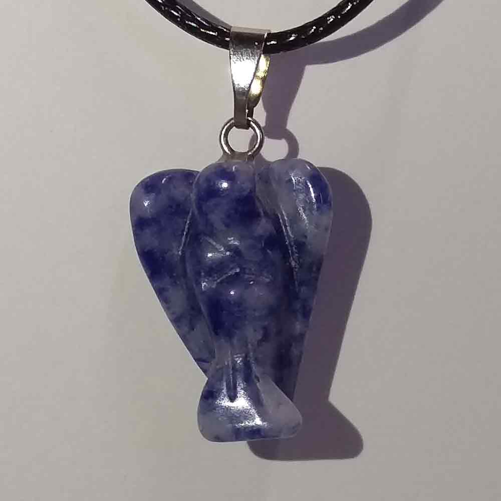 Pendentif ange en pierre naturelle - Association Médiumnité & Magnétisme