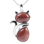 Pendentif chat Pierre de Soleil